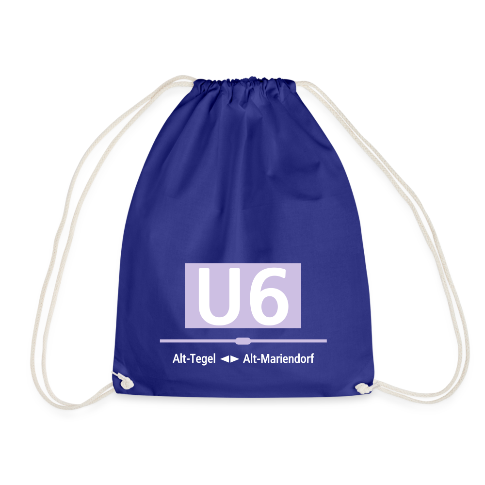 U6 - Turnbeutel - Königsblau