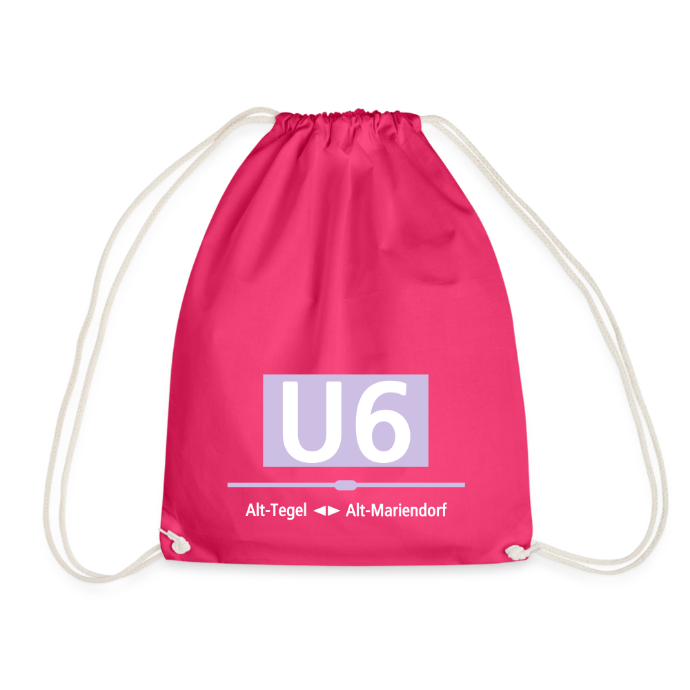 U6 - Turnbeutel - Fuchsia