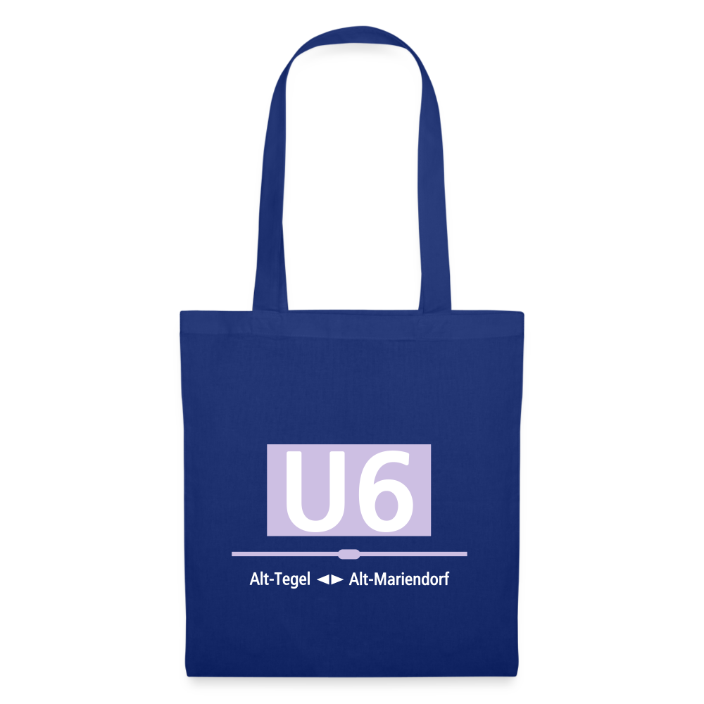 U6 - Stoffbeutel - Royalblau