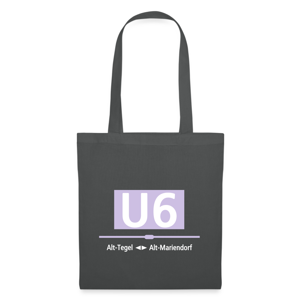 U6 - Stoffbeutel - Graphite