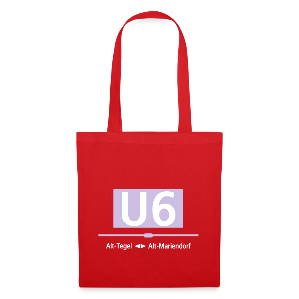 U6 - Stoffbeutel - Rot