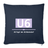 U6 - Sofakissen mit Füllung (45 x 45 cm) - Navy