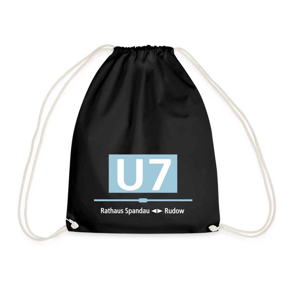 U7 - Turnbeutel - Schwarz