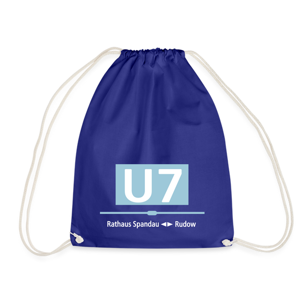 U7 - Turnbeutel - Königsblau
