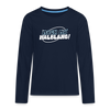 Mach ma’ halblang! - Teenager Langarmshirt - Navy