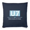 U7 - Sofakissen mit Füllung (45 x 45 cm) - Navy