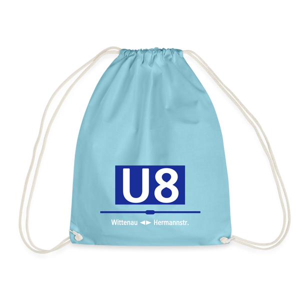 U8 - Turnbeutel - Aqua