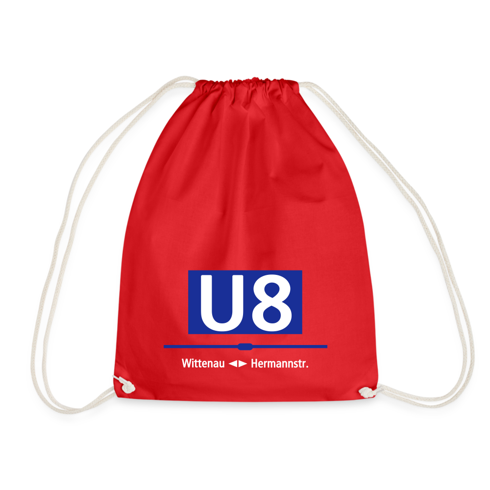 U8 - Turnbeutel - Rot