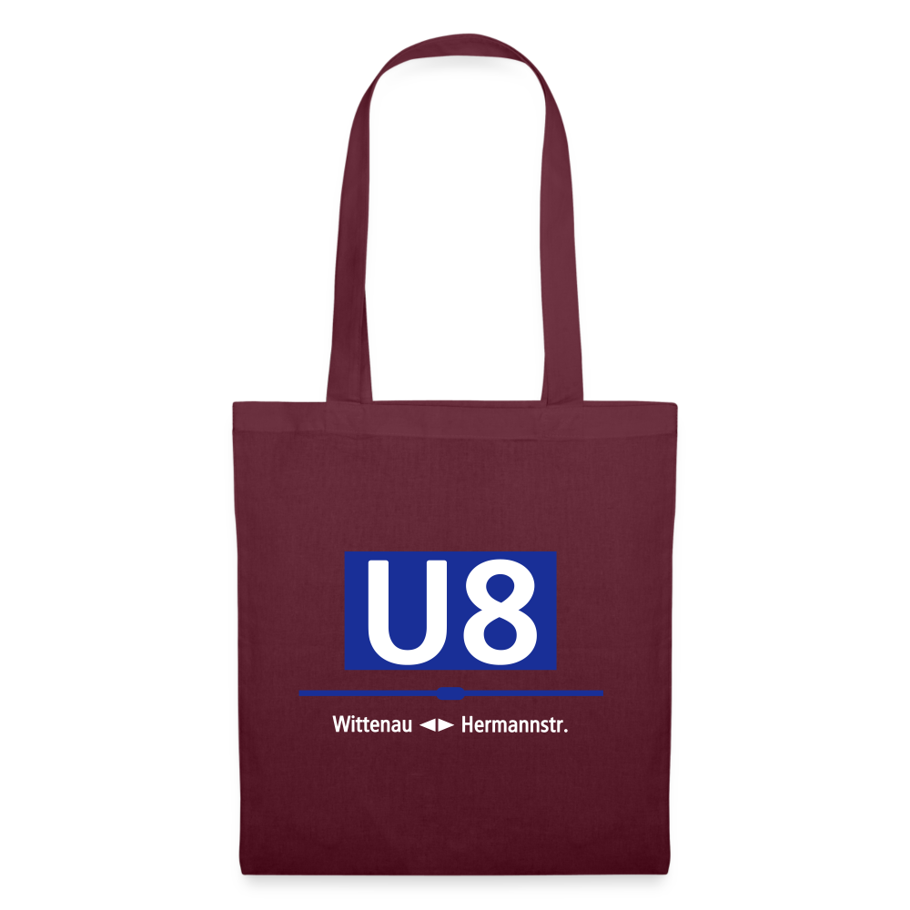 U8 - Stoffbeutel - Burgunderrot