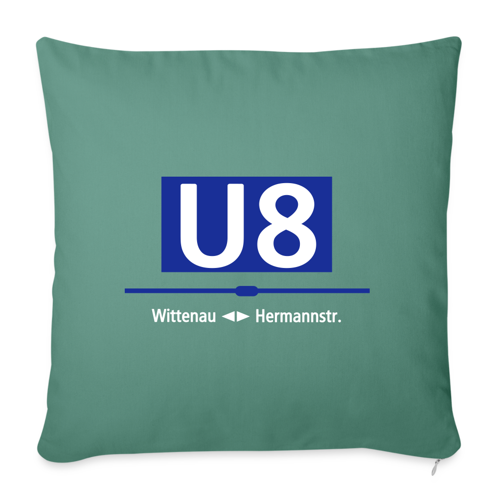U8 - Sofakissen mit Füllung (45 x 45 cm) - Tanngrün