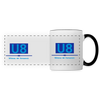U8 - Tasse zweifarbig - Weiß/Schwarz
