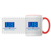 U8 - Tasse zweifarbig - Weiß/Rot