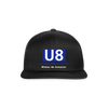 U8 - Snapback Cap - Schwarz/Schwarz