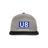 U8 - Snapback Cap - Graphit/Schwarz