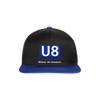 U8 - Snapback Cap - Schwarz/Königsblau