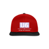 U6 - Snapback Cap - Rot/Schwarz