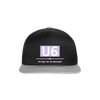 U6 - Snapback Cap - Schwarz/Grau