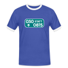 030 statt 0815 - Männer Ringer T-Shirt - Blau/Weiß
