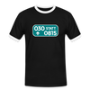 030 statt 0815 - Männer Ringer T-Shirt - Schwarz/Weiß