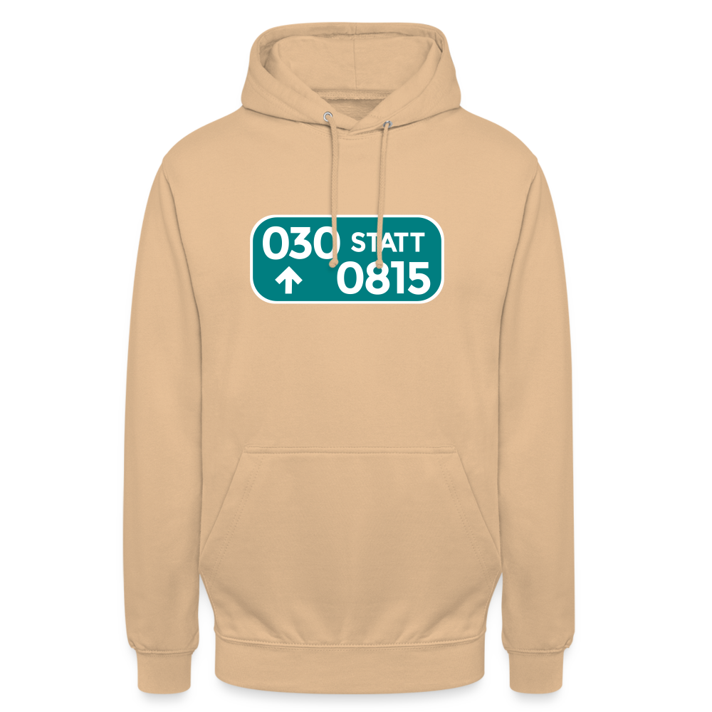030 statt 0815 - Unisex Hoodie - Beige