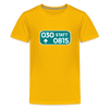 030 statt 0815 - Teenager Premium T-Shirt - Sonnengelb