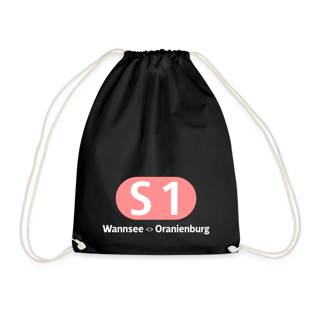 S1 - Turnbeutel - Schwarz