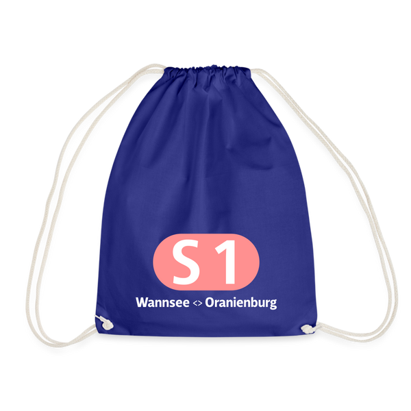 S1 - Turnbeutel - Königsblau
