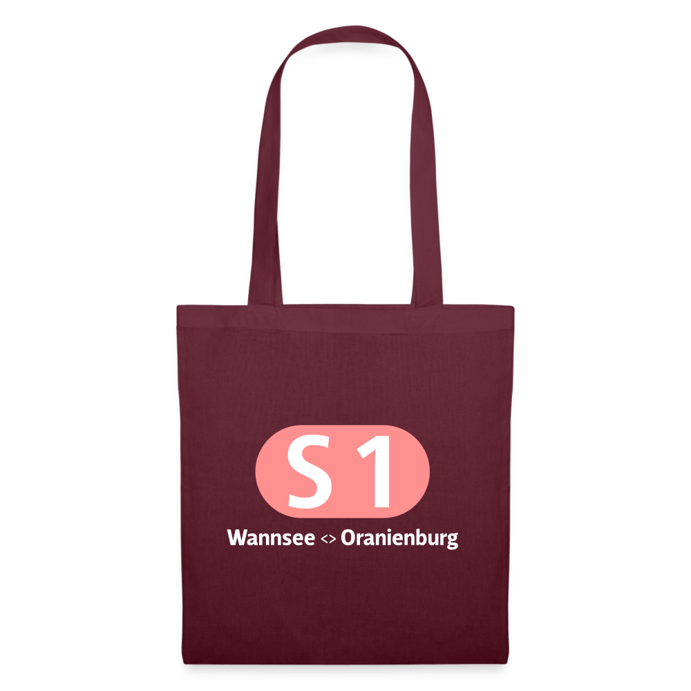 S1 - Stoffbeutel - Burgunderrot