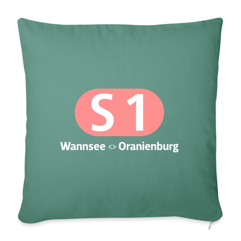 S1 - Sofakissen mit Füllung (45 x 45 cm) - Tanngrün