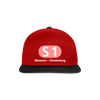 S1 - Snapback Cap - Rot/Schwarz