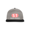 S1 - Snapback Cap - Graphit/Schwarz