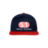 S1 - Snapback Cap - Navy/Rot