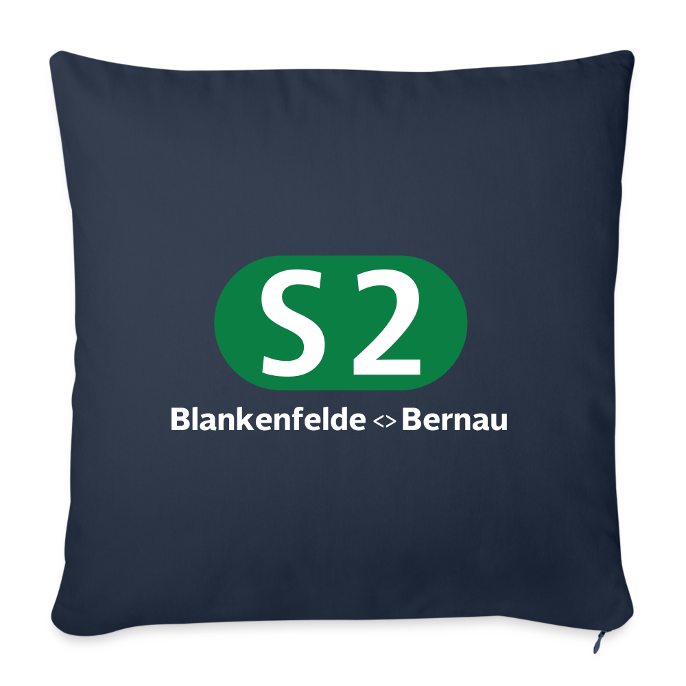 S2 - Sofakissen mit Füllung (45 x 45 cm) - Navy