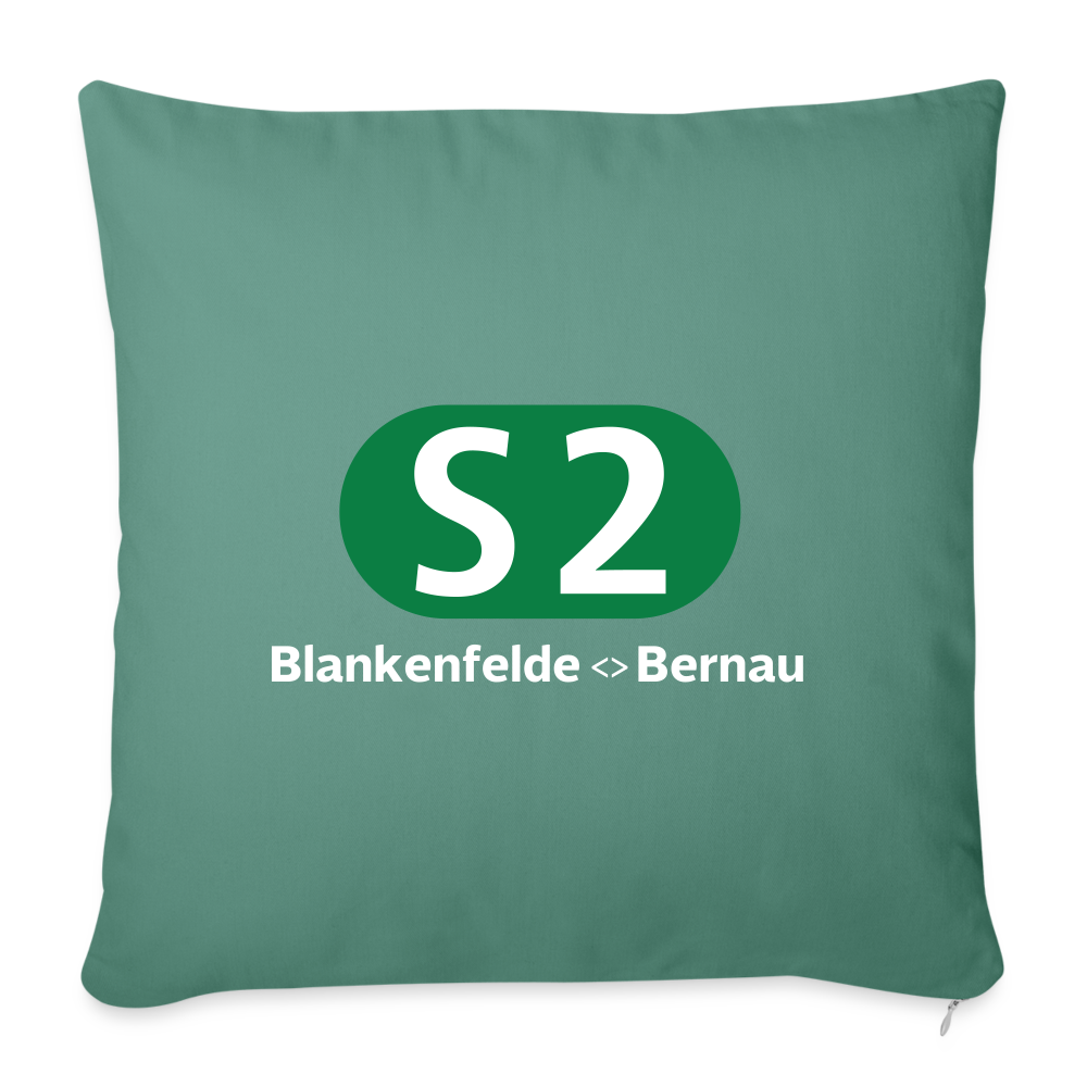 S2 - Sofakissen mit Füllung (45 x 45 cm) - Tanngrün