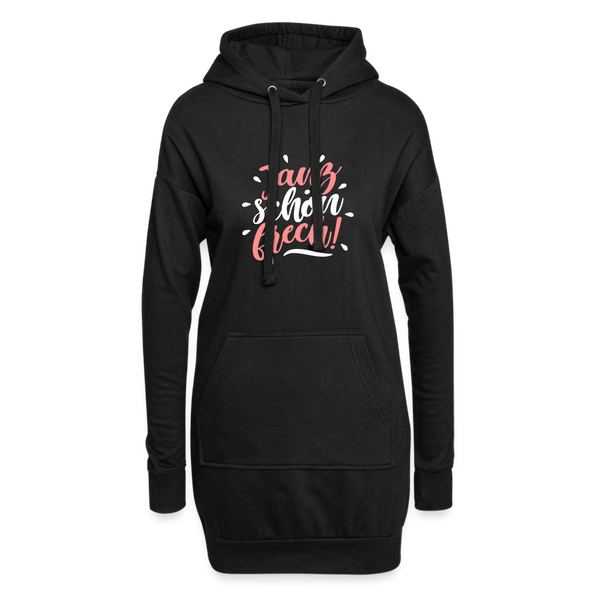 Janz schön frech! - Hoodie-Kleid - Schwarz