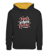 Janz schön frech! - Teenager Kontrast-Hoodie - Schwarz/Gold