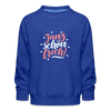 Janz schön frech! - Kinder Premium Sweatshirt - Royalblau