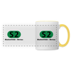 S2 - Tasse zweifarbig - Weiß/Gelb