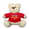 ob ick hier jeborn bin uff jeden - Teddy - Rot