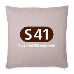 S41 - Sofakissen mit Füllung (45 x 45 cm)