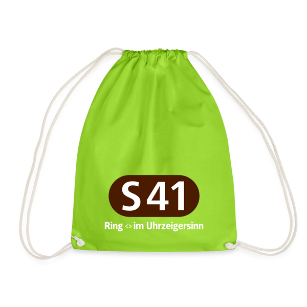 S41 - Turnbeutel - Neongrün