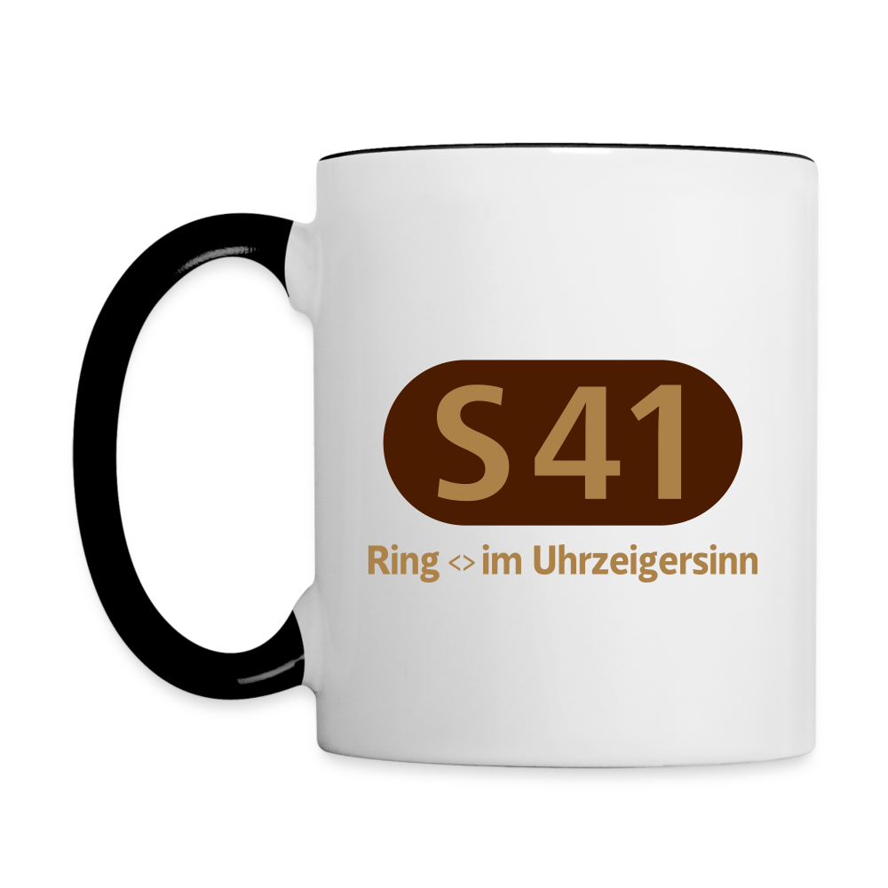 S41 - Tasse zweifarbig