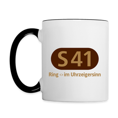 S41 - Tasse zweifarbig