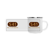 S41 - Emaille Tasse - Weiß