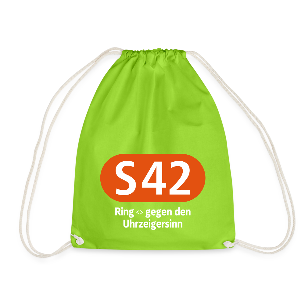S42 - Turnbeutel - Neongrün