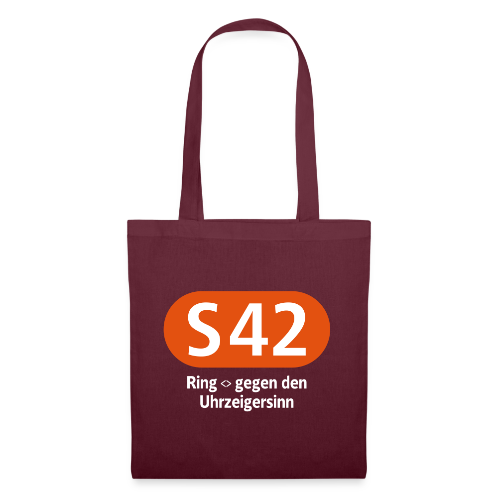 S42 - Stoffbeutel - Burgunderrot