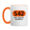 S42 - Tasse zweifarbig