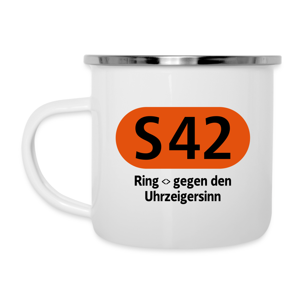 S42 - Emaille Tasse
