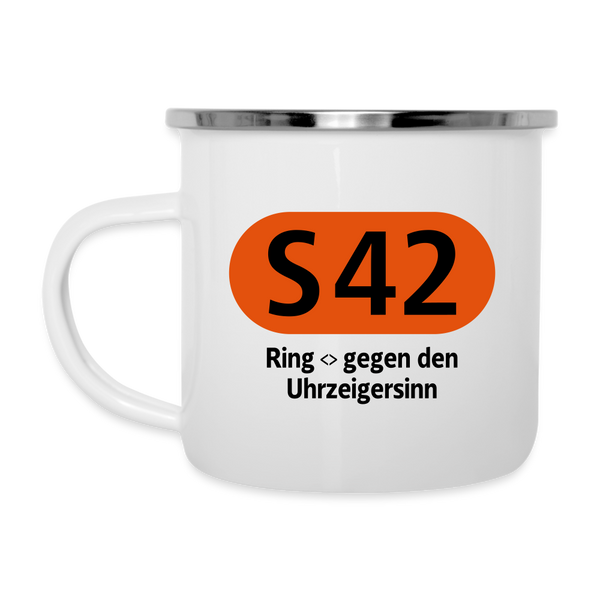 S42 - Emaille Tasse