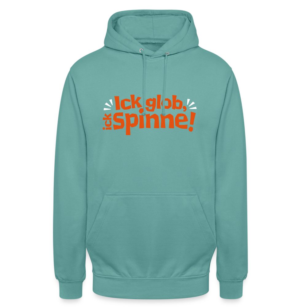 Ick glob, ick spinne! - Unisex Hoodie - Pastelltürkis